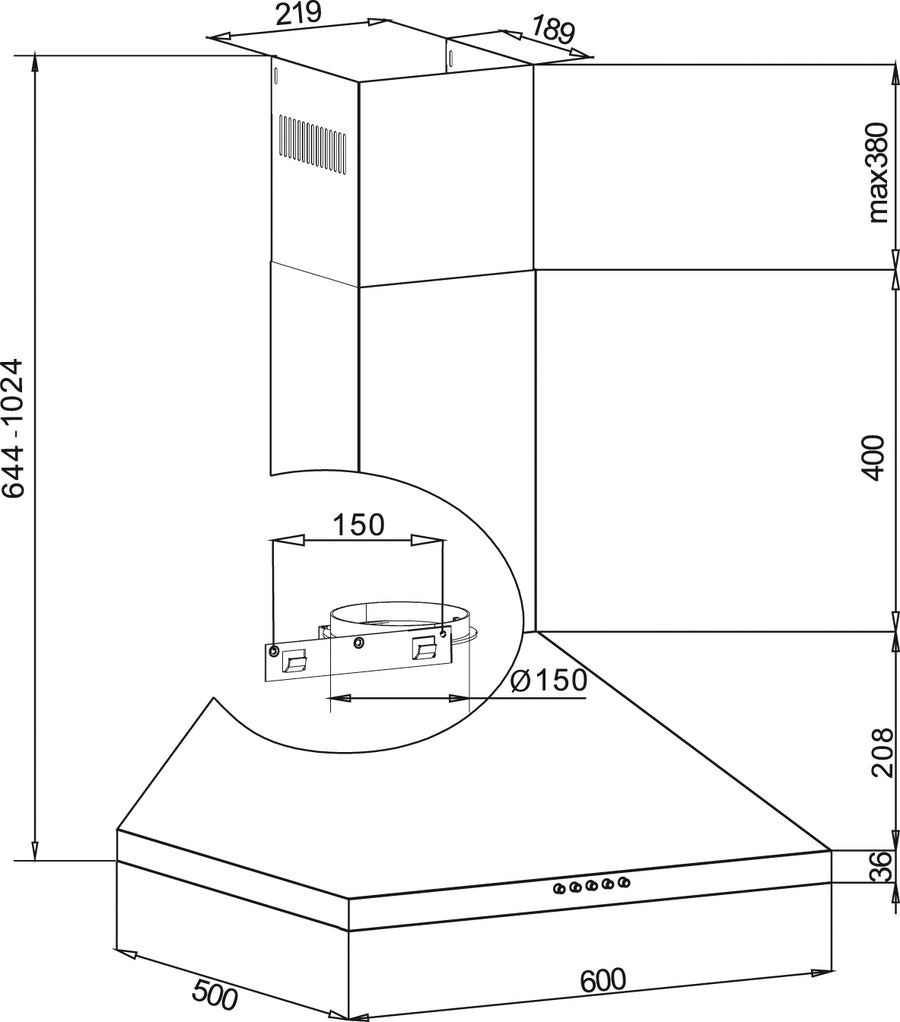 Einbauzeichnung Amica KH 17286 S