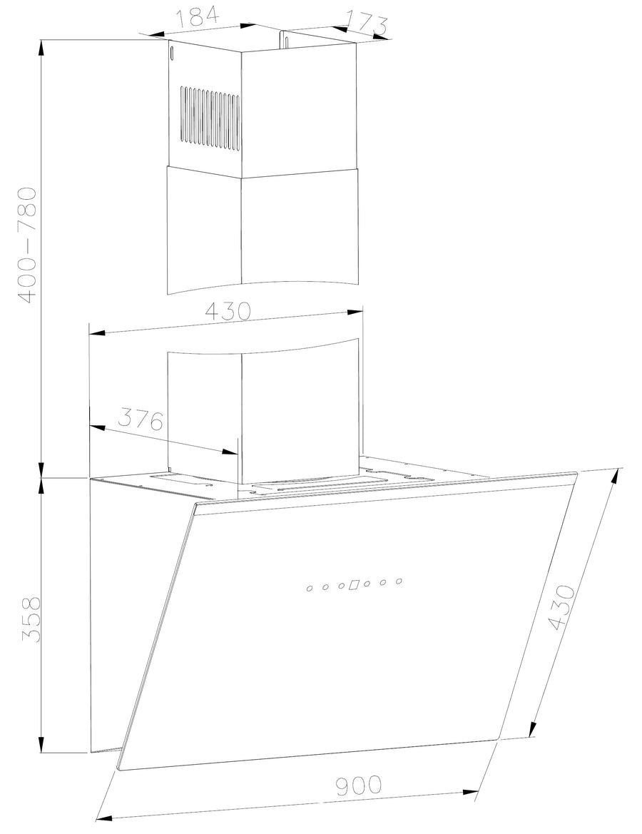 Einbauzeichnung Amica KHF 694 730 S HC
