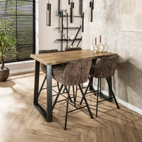 Bartisch – Massiv Mango Antik – 135 × 70 × 92 cm