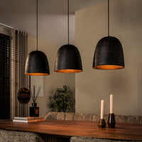 Pendelleuchte Smoked brown – 115 × 29 × 150 cm
