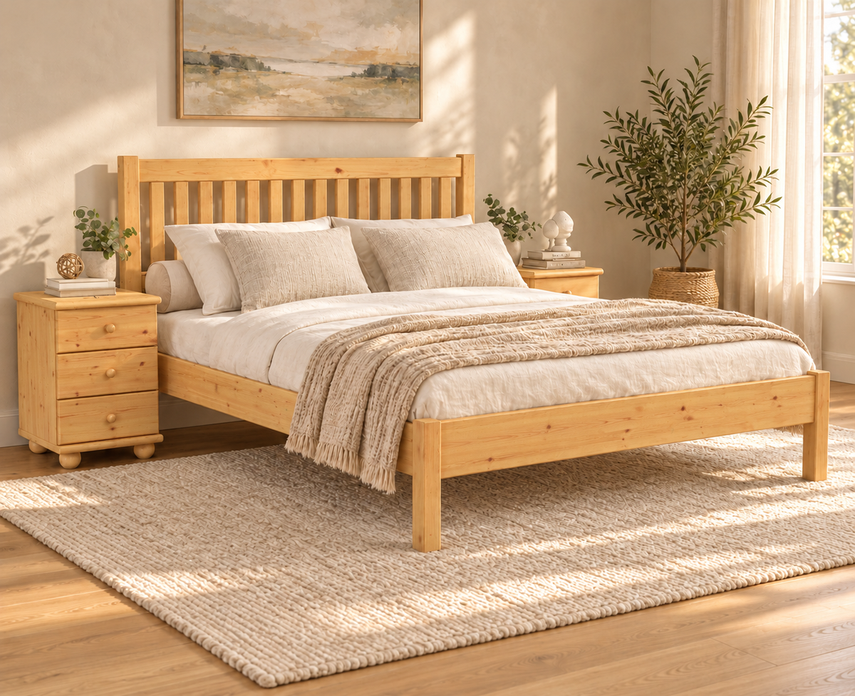 David Kieferbett Massivholz | 100% Bio-Naturholz & Umweltfreundliches Design
