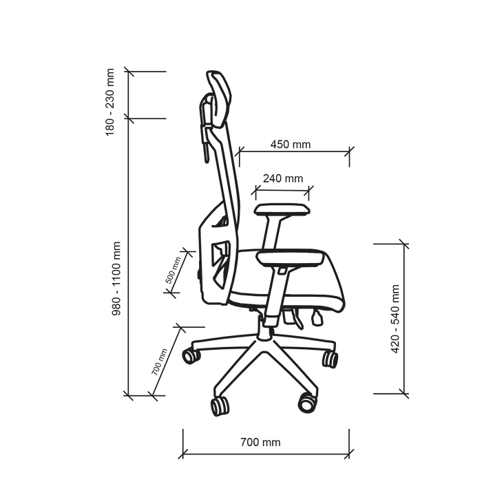 Unit-Z Office Seat Pro Air