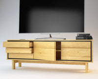 Barcelona TV-Sideboard Massivholz – Elegantes Design für Ihr Wohnzimmer