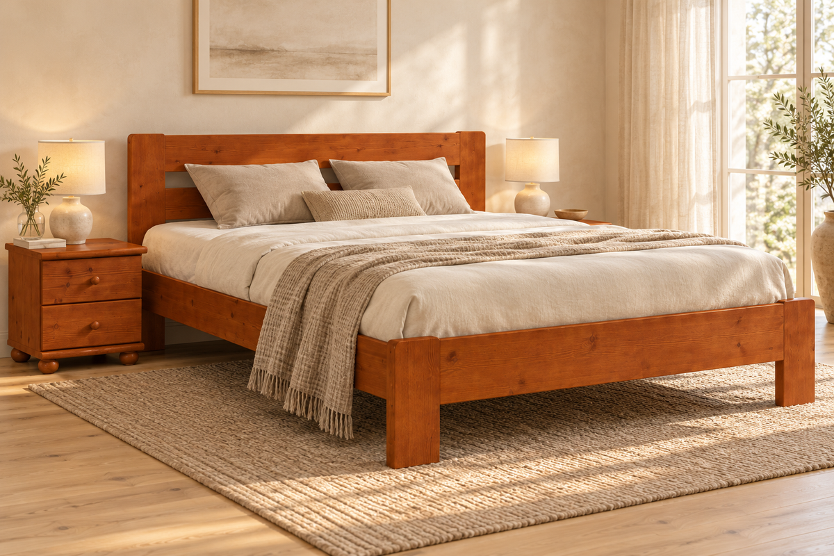 SALE Markus Kieferbett | Massivholz | Naturholz | 100% Bio-Bett
