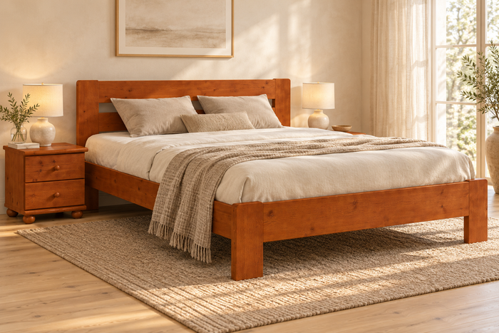 SALE Markus Kieferbett | Massivholz | Naturholz | 100% Bio-Bett