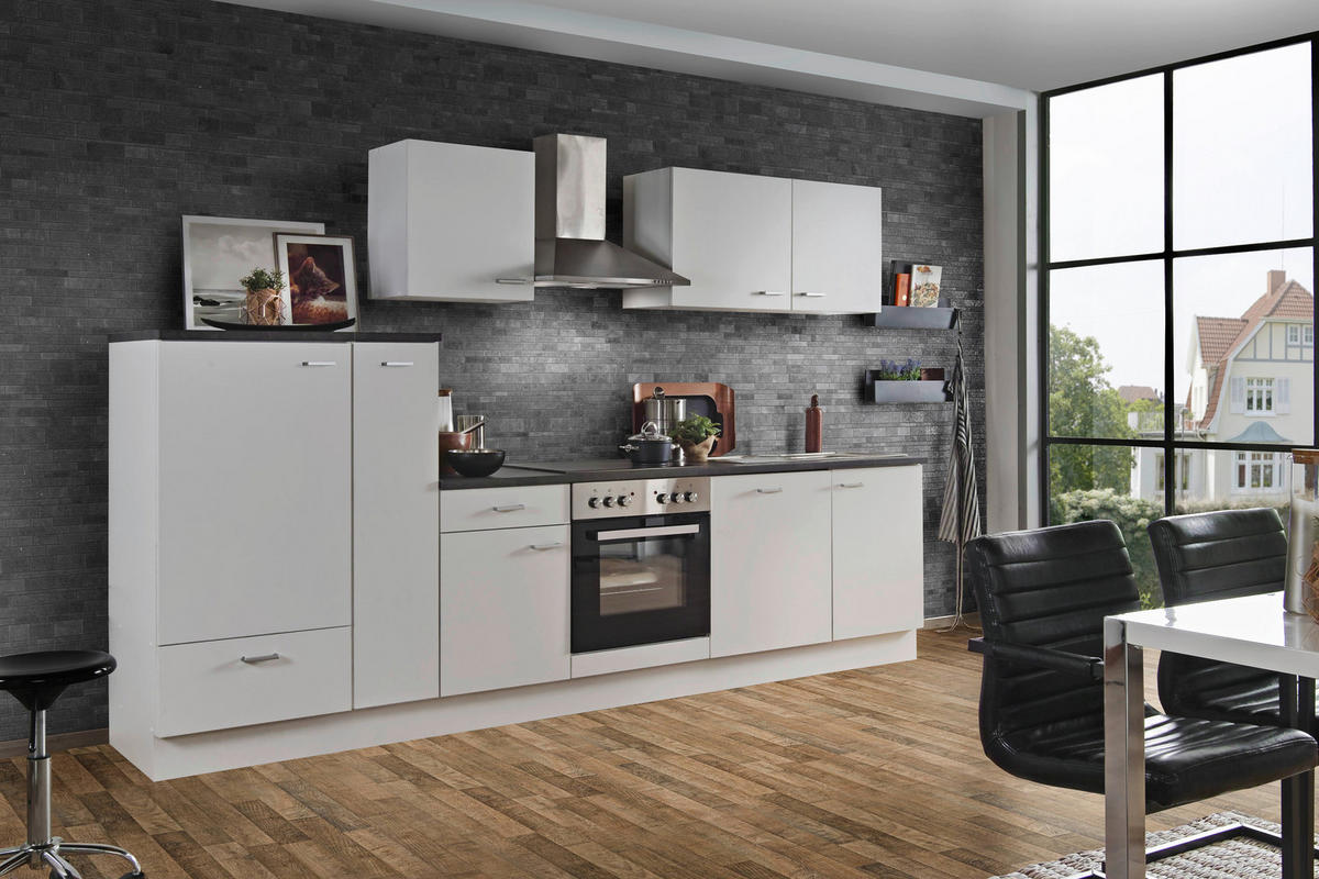 Unit-Z White Classic 310 cm Modell 012 – zerlegte Küchenzeile, Ansicht 1