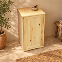 Vanessa Kommode Bio Kiefer | 1-türiges Sideboard aus 100% massiver Kiefer