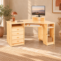 Eck-Schreibtisch aus Kiefer L – Ergonomisch, nachhaltig und stilvoll